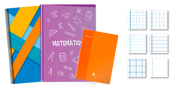 Llibretes, quaderns i ratllats